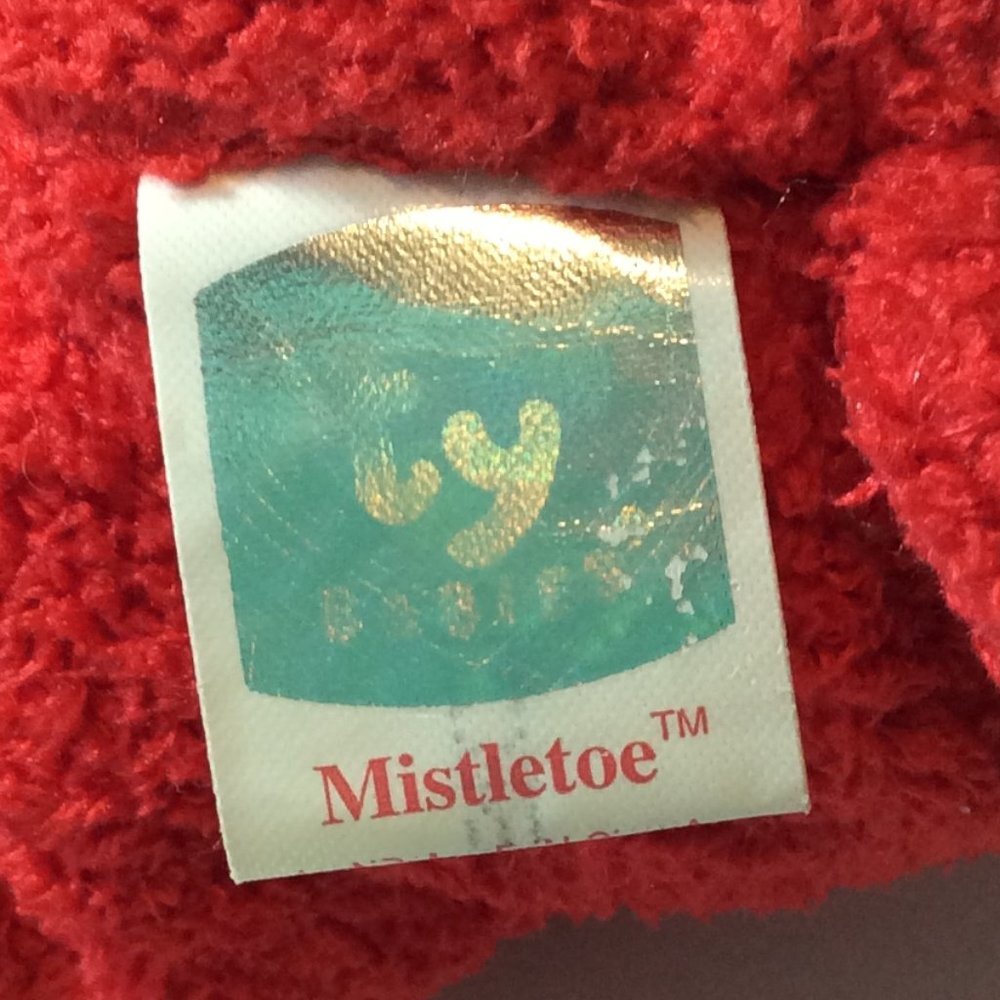 Ty Beanie Baby Lot  Mistletoe, Huggy, Romance & Cashew - Picture 2 of 10